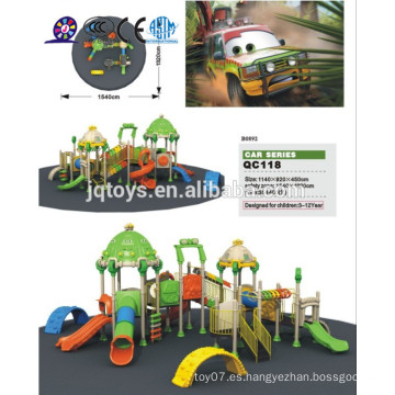 B0892 grandes niños de plástico Parque de diversiones niños túnel diapositivas parque de atracciones (serie de juegos para niños)